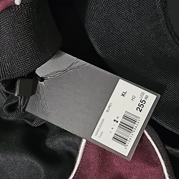 The Kooples Colorblock Zipped Sweatshirt Track Jacket Baseball Collar Silk Trim - Picture 10 of 11